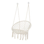 Macrame Hanging Hammock Chair - Cotton Indoor Swing