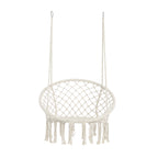 Macrame Hanging Hammock Chair - Cotton Indoor Swing