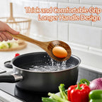 Wooden Spoons for Cooking, 9 Pcs Natural Teak Kitchen Utensil Set with Utensils Holder & Spoon Rest, Wooden Cooking Utensils for Nonstick Pans & Cookware