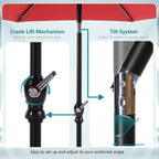 9 Foot Outdoor Patio Umbrella for Sun Protection