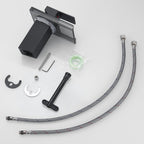 LED Bathroom Sink Faucet with Color Changing Waterfall Spout