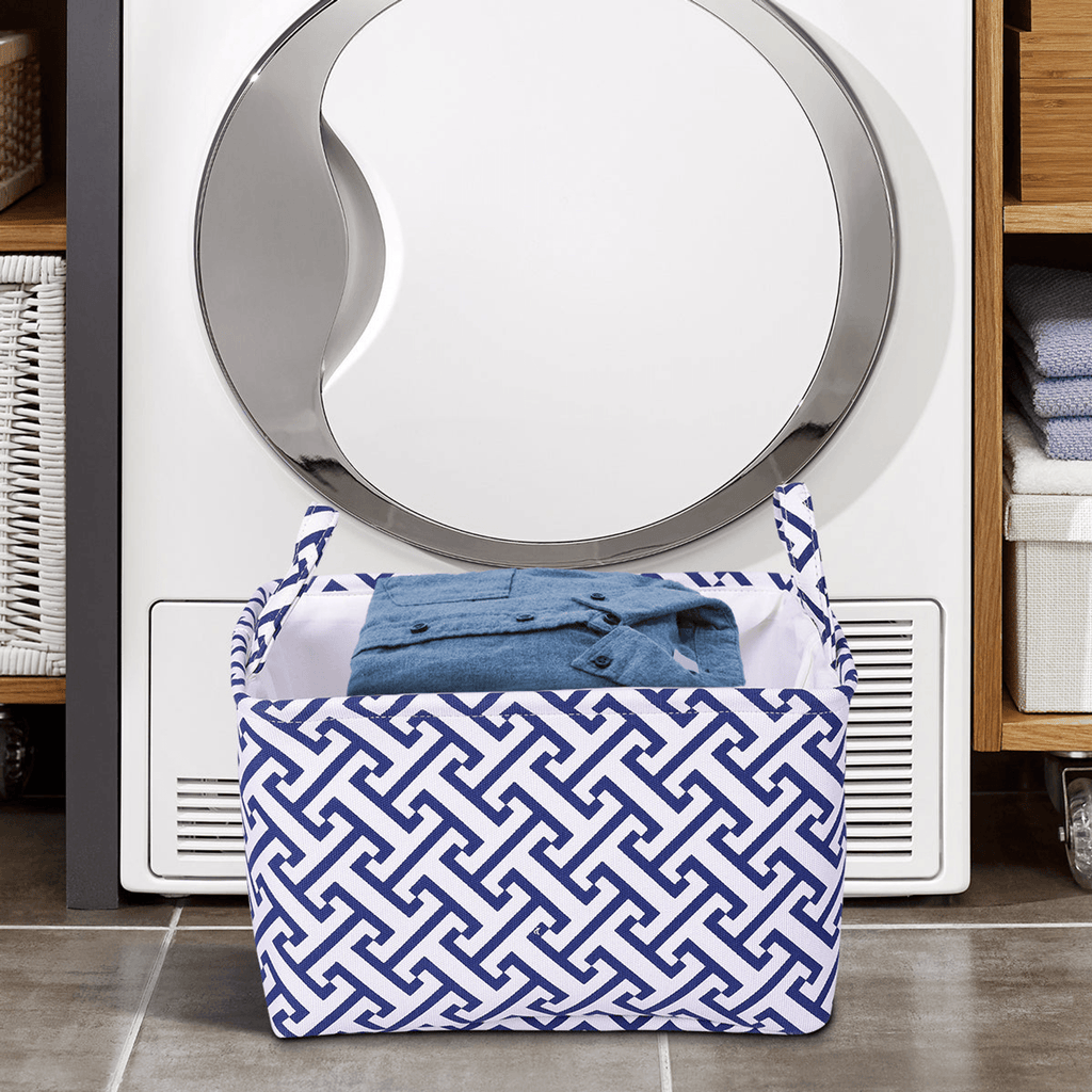 Elegant Set Of 3 Laundry Hampers And Storage Bins-3