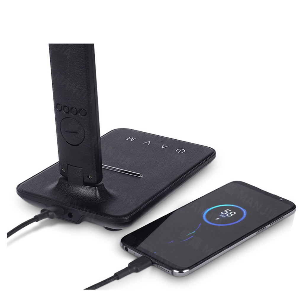 Multifunctional Lamp with Charger, Clock, and Thermostat