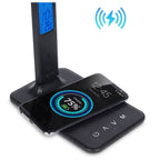 Multifunctional Lamp with Charger, Clock, and Thermostat