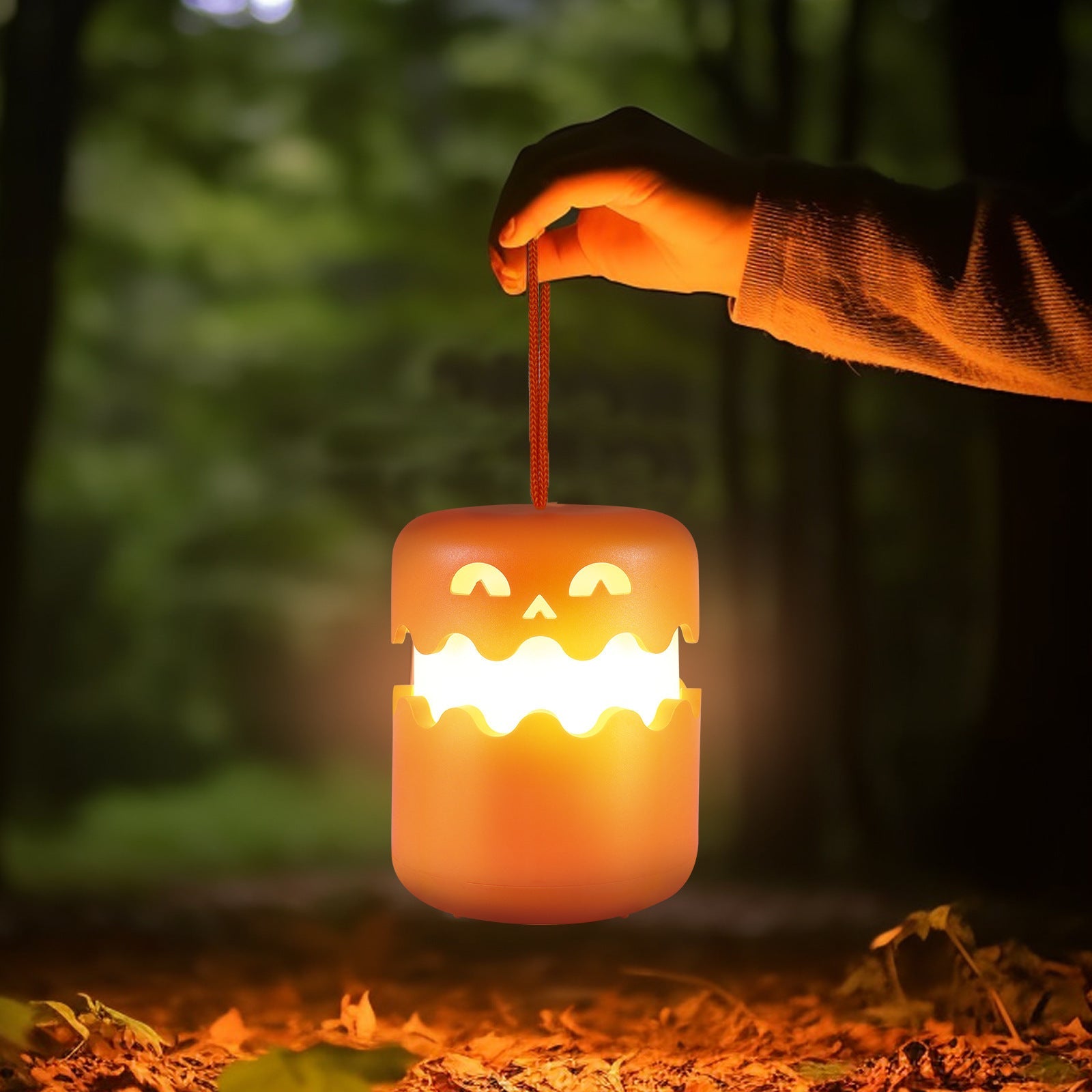 Foldable Halloween Pumpkin Night Light - Portable & Decorative