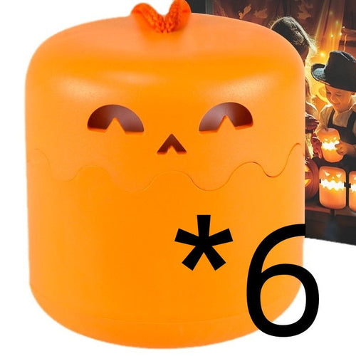 Foldable Halloween Pumpkin Night Light - Portable & Decorative