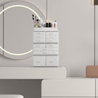 Makeup Cosmetic Organizer Storage Drawers Display Boxes Case with 12 Drawers (White)