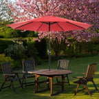 9 Foot Outdoor Patio Umbrella for Sun Protection