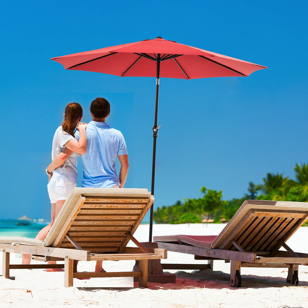 9 Foot Outdoor Patio Umbrella for Sun Protection