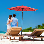 9 Foot Outdoor Patio Umbrella for Sun Protection