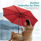 9 Foot Outdoor Patio Umbrella for Sun Protection