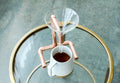 Minimalist Copper Coffee Pour Over - Elegant Coffee Brewing