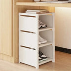 Stackable Corner Shoe Organizer - Space Saving Shoe Rack