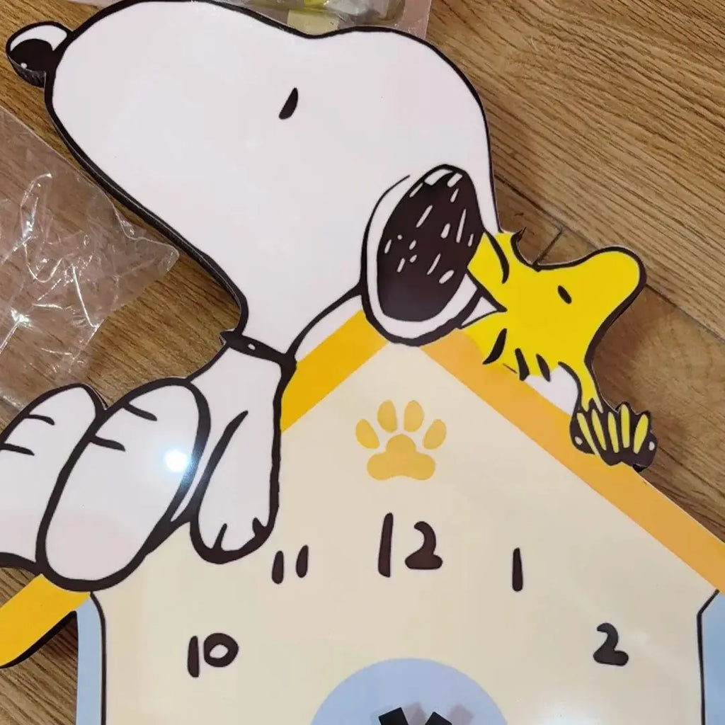 Kawaii Cartoon Snoopy Wall Clock for Home Decor