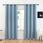 2pcs Modern Blackout Curtains for Cozy Bedrooms & Living Rooms
