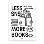 Cartoon Canvas Poster - Better Than Cheese, Coffee Time, Book & Beer