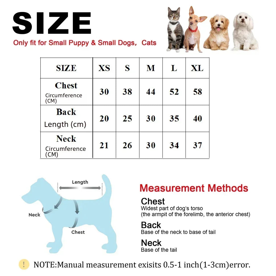 Warm Winter Dog Coat with Fur Collar for Small Dogs