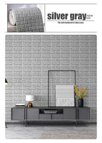 3D Brick Foam Wallpaper - Stylish Wall Decor