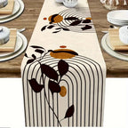 Scandinavian Geometric Table Runner - Modern Home Decor