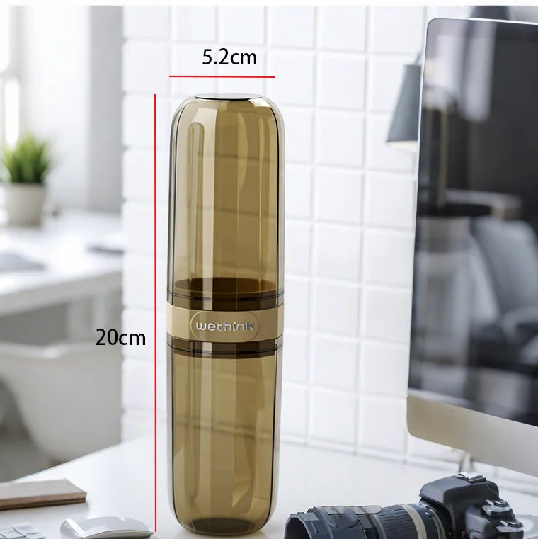 Portable Toothbrush and Toothpaste Holder for Travel