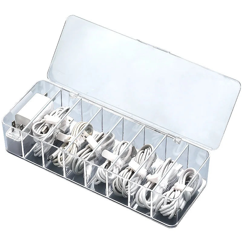 Dust Proof Cable Storage Box for Organizing Cords