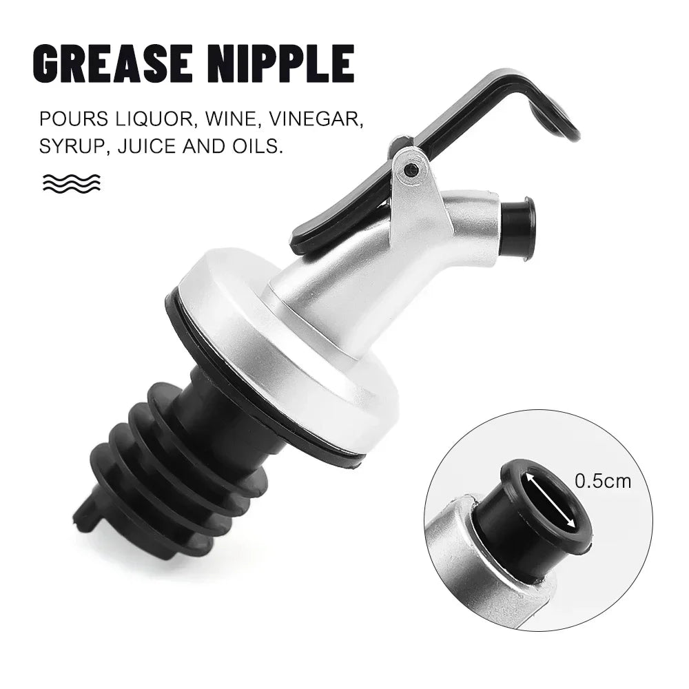 Leak-proof Oil Bottle Stopper and Pourer Set