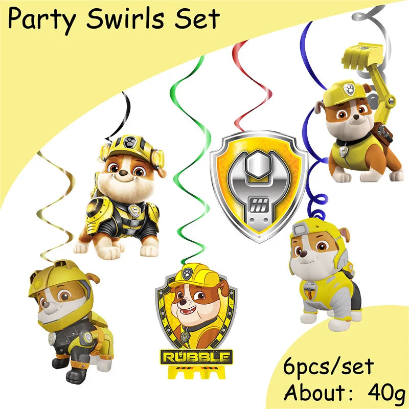 Paw Patrol Birthday Disposable Tableware Set