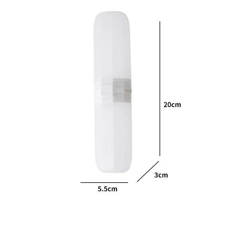 Portable Toothbrush and Toothpaste Holder for Travel