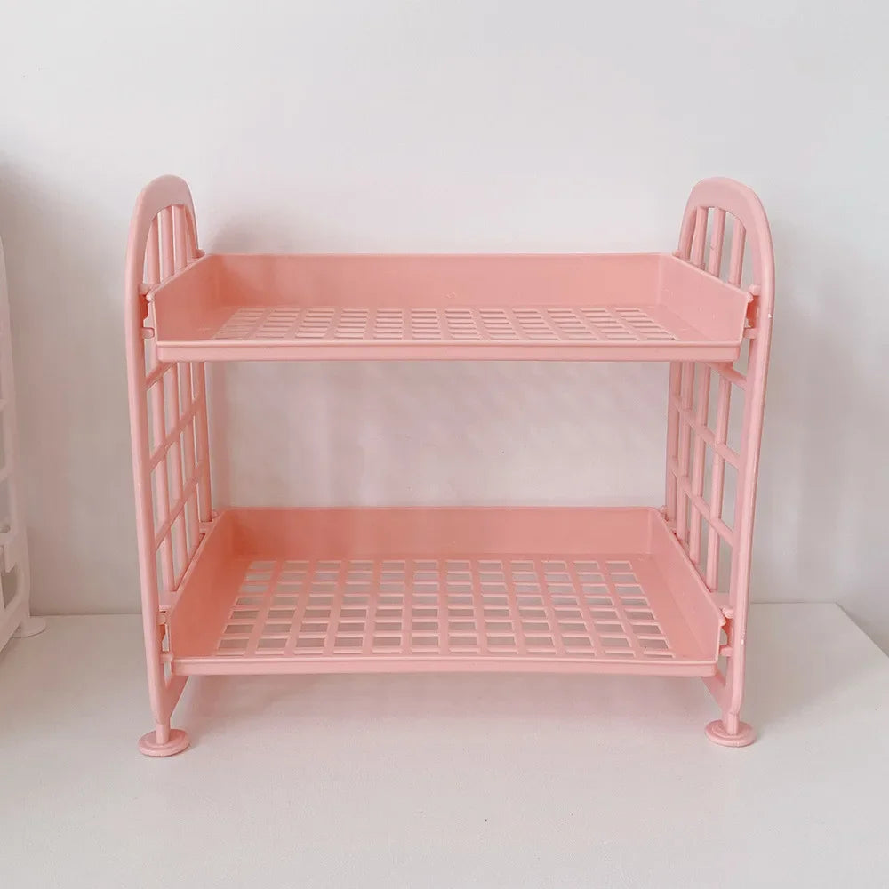 Desktop Storage Rack | Dorm Desk + Aesthetic Organizer