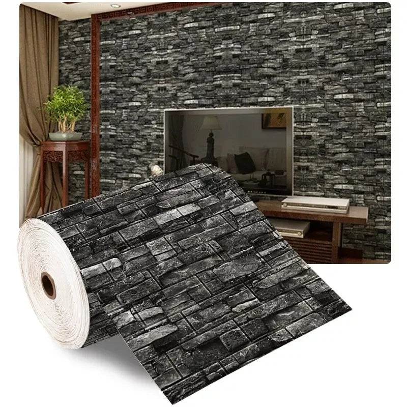 3D Brick Foam Wallpaper - Stylish Wall Decor