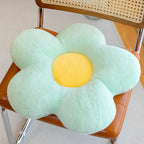 Soft Floral Decorative Pillow - Daisy Flower Plush Cushion