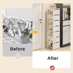 Stackable Corner Shoe Organizer - Space Saving Shoe Rack