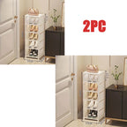 Stackable Corner Shoe Organizer - Space Saving Shoe Rack