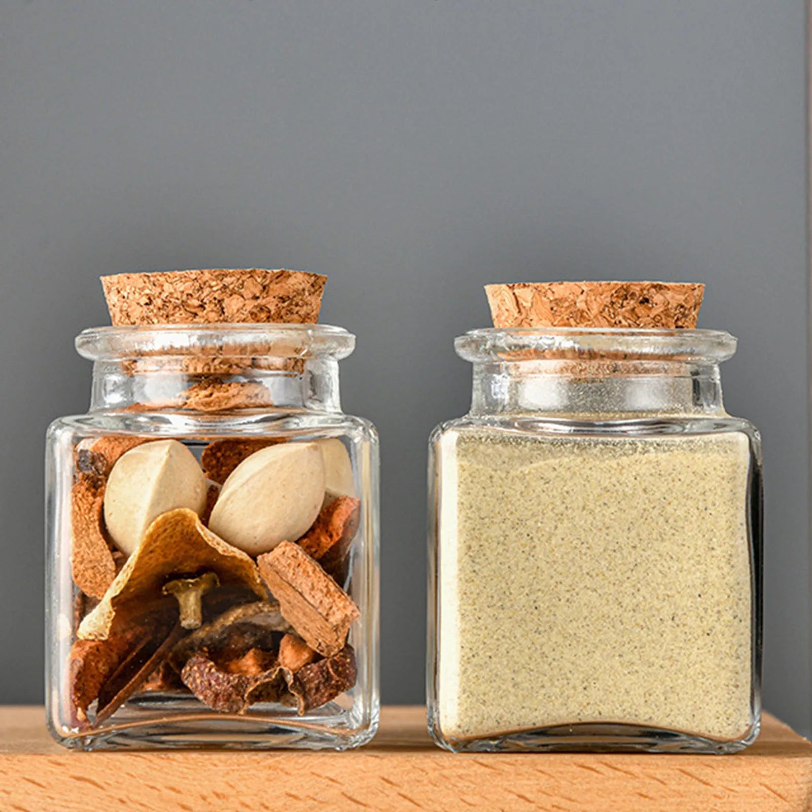 Airtight Glass Storage Jars for Kitchen Organization
