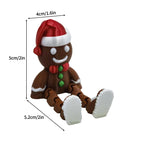 3D Printed Christmas Ornament Santa and Snowman