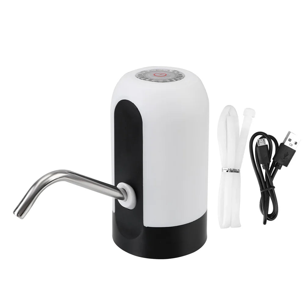 Automatic Water Pump Dispenser - USB Rechargeable with LED Light