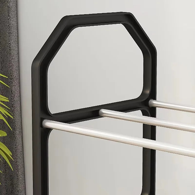 4-Layer Dustproof Shoe Rack | Dorm Room Entryway Organizer