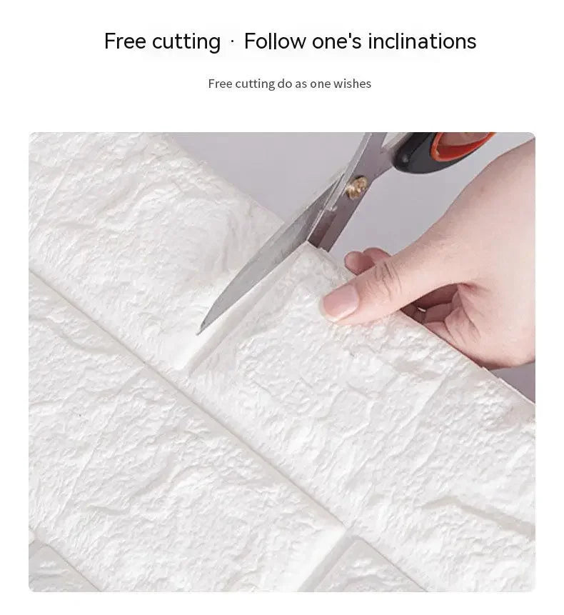3D Brick Foam Wallpaper - Stylish Wall Decor