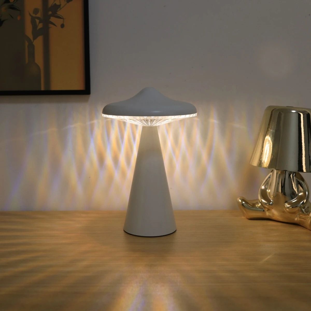 Mushroom LED Desk Lamp | Bedroom & Desk Aesthetic