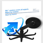 7-Claw Rotatable Self-Adhesive Kitchen Storage Hook