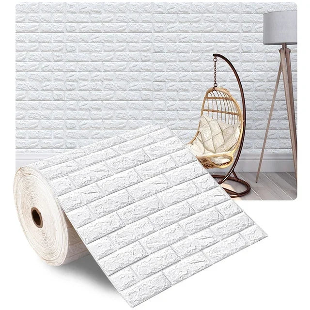 3D Brick Foam Wallpaper - Stylish Wall Decor