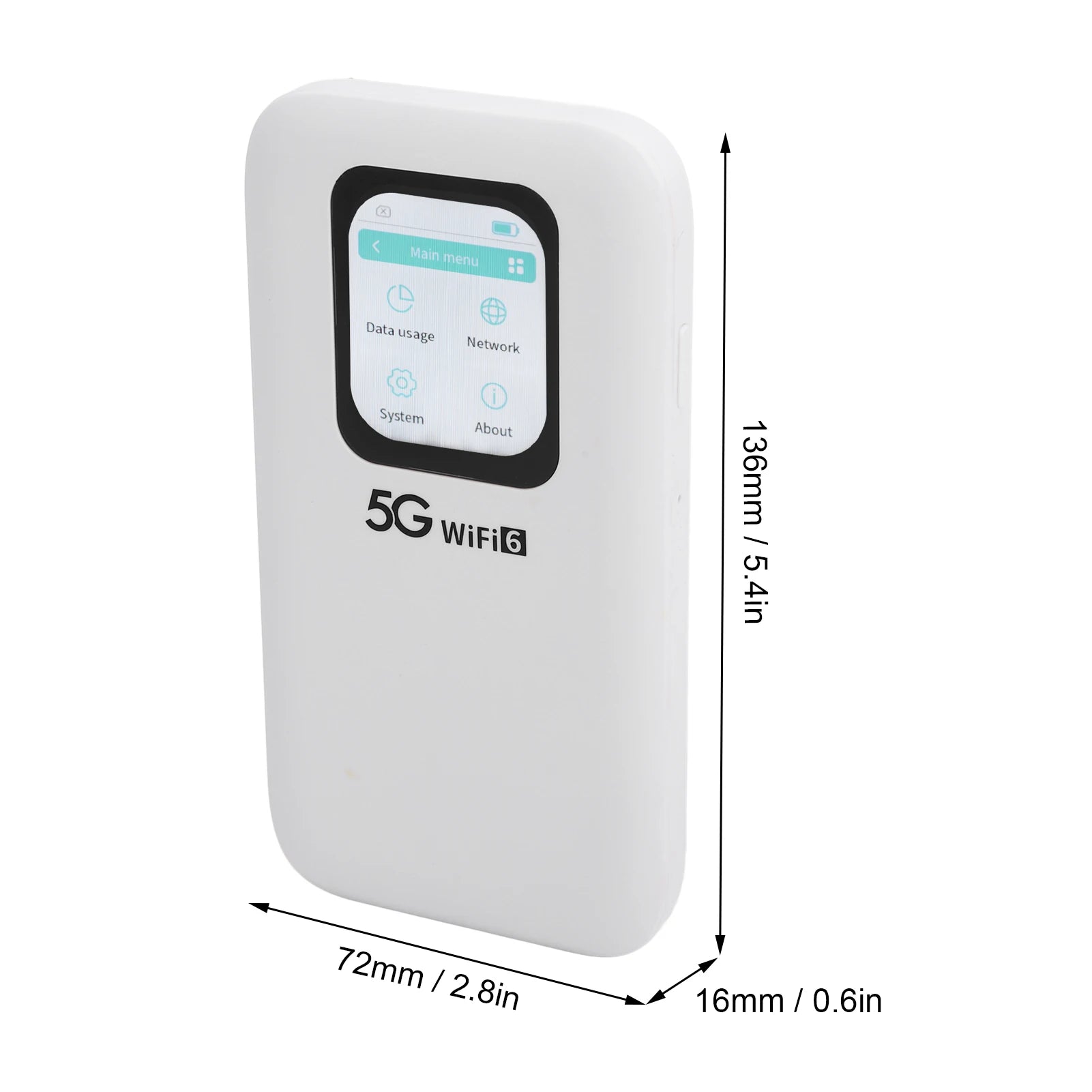 5G Mobile Hotspot WiFi Device for Travel - Connect 16 Devices