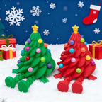 3D Printed Christmas Ornament Santa and Snowman