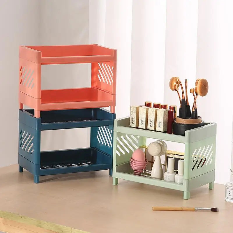 Desktop Storage Rack | Dorm Desk + Aesthetic Organizer