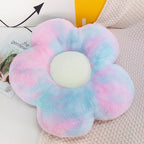 Soft Floral Decorative Pillow - Daisy Flower Plush Cushion