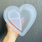 Heart Shaped Silicone Mold for Planters and Candles