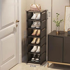 Stackable Corner Shoe Organizer - Space Saving Shoe Rack