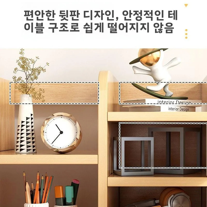 Simple Creative Desk Organizer Shelf Office Desk Student Desk Bedroom Storage Rack Bookshelf Vertical Space Utilization