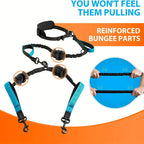 2in1 Reflective Double Dog Leash for Medium and Large Dogs