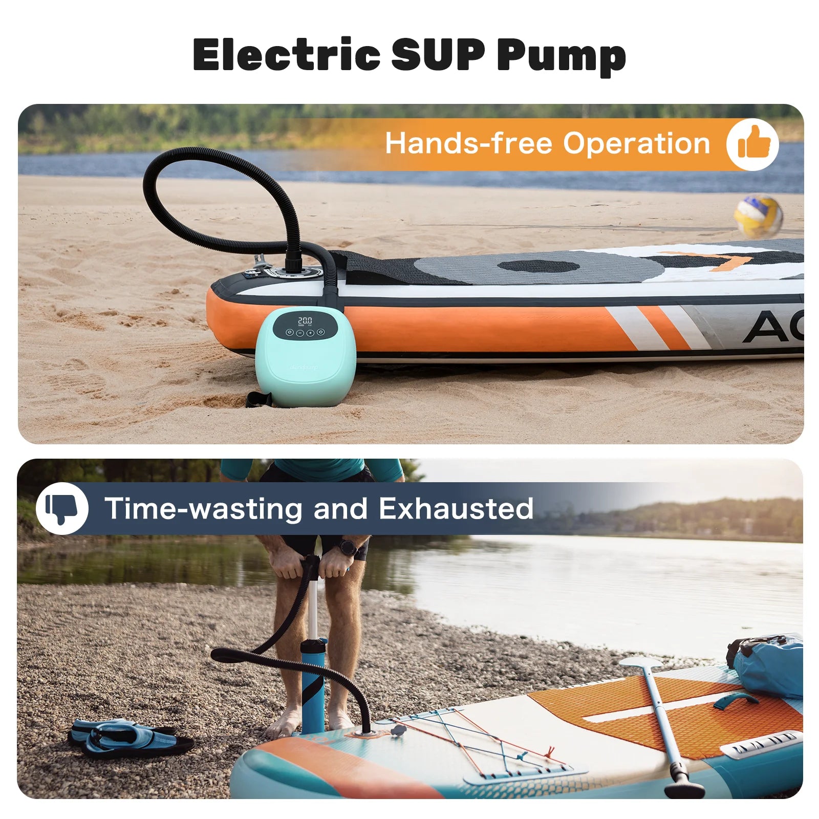 Electric 20PSI SUP Pump for Paddle Boards